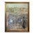 Large Mid Century Spanish Oil on Canvas Painting - Tres Burros, Signed and Dated For Sale