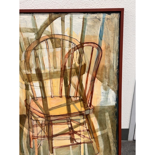 Robert McClay "Chair" Original Artwork, Framed For Sale - Image 9 of 12