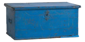 Antique Blue Chest, 1920s