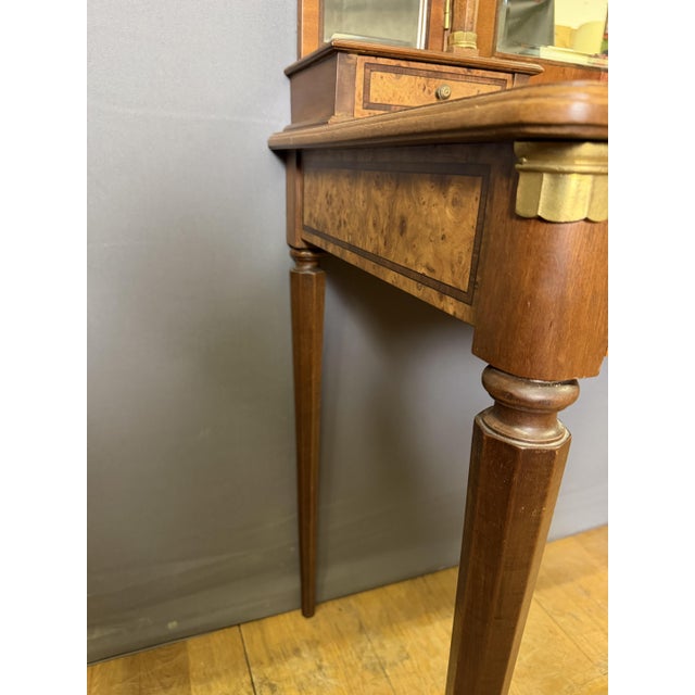 Brown Art Deco Dressing Table, 1925 For Sale - Image 8 of 13