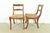 Kindel Furniture Style Regency Carved Solid Mahogany Dining Chairs, Set of Four For Sale - Image 9 of 13