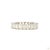 5.28 Carat Princess Cut Diamond Gold Ring, Size 6.5 For Sale - Image 4 of 9