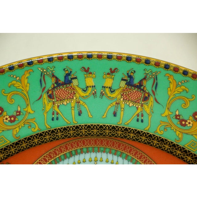 Gianni Versace for Rosenthal Le Voyage De Marco Polo Porcelain Plate For Sale In Palm Springs - Image 6 of 12