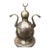 Rustic Hand-Hammered Ottoman Brass Ewer For Sale