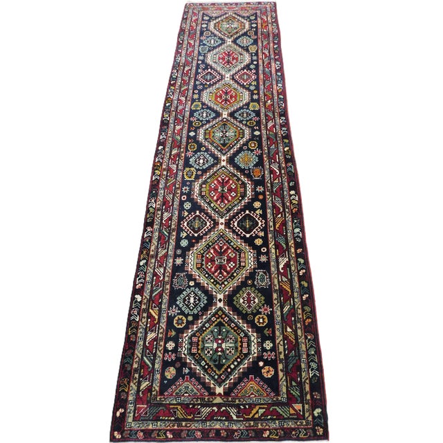 Vintage Hand Knotted Turkish Runner Rug. 2'7"x 9'10" For Sale In Los Angeles - Image 6 of 16