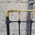 Art Nouveau Style Wrought Iron Bed Headboard, Spain, 1930s For Sale - Image 16 of 18