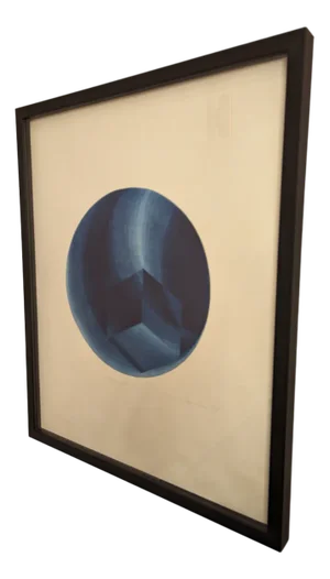 Berenice Benjelloun, Moving Cube, 1974, Print, Framed