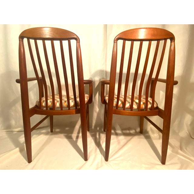 Benny Linden Teak Bl10 Attributed Dining Chairs - A Pair For Sale - Image 4 of 13