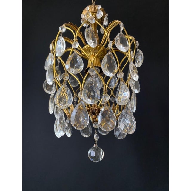 Vintage Pendant Light in Brass, 1960s | Chairish