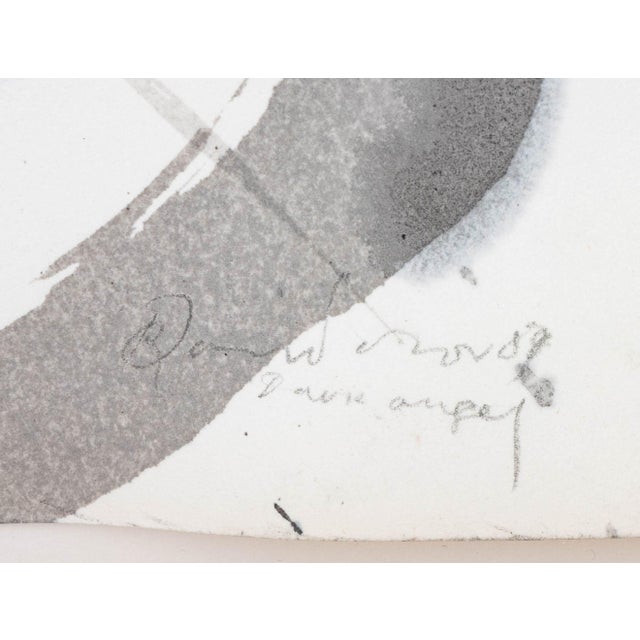 Paper Robert Dandarov "Dark Angel" Mixed Media, 1989 For Sale - Image 7 of 9