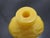 Chinese Imperial Yellow Peking Glass Snuff Bottle With Carved Longevity Symbol For Sale - Image 10 of 11