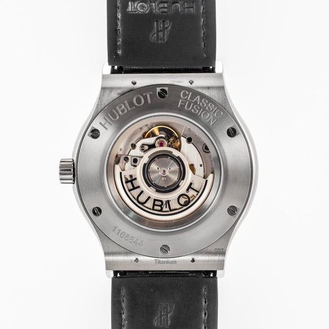 Hublot Hublot Classic Fusion 45mm 511.nx.1171.rx Black Dial Titanium Automatic Watch For Sale - Image 4 of 7