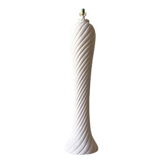 Postmodern Spiral Swirl Ceramic Floor Lamp For Sale