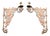 Tuscan Polychrome and Openwork Iron Wall Sconces, 18th Century, Set of 2 For Sale