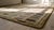 1920s Tan Ecru Stripe Folk Art Antique American Hooked Rug 4'8" X 6'6" Woven Wool Carpet For Sale - Image 12 of 13