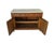 Birdseye Maple Faux Bamboo Marble Top Cabinet For Sale - Image 4 of 12