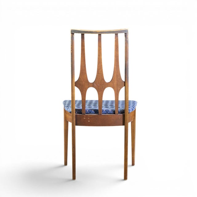 Brown Broyhill Brasilia Mid Century Walnut Dining Chairs - Set of 6 For Sale - Image 8 of 18