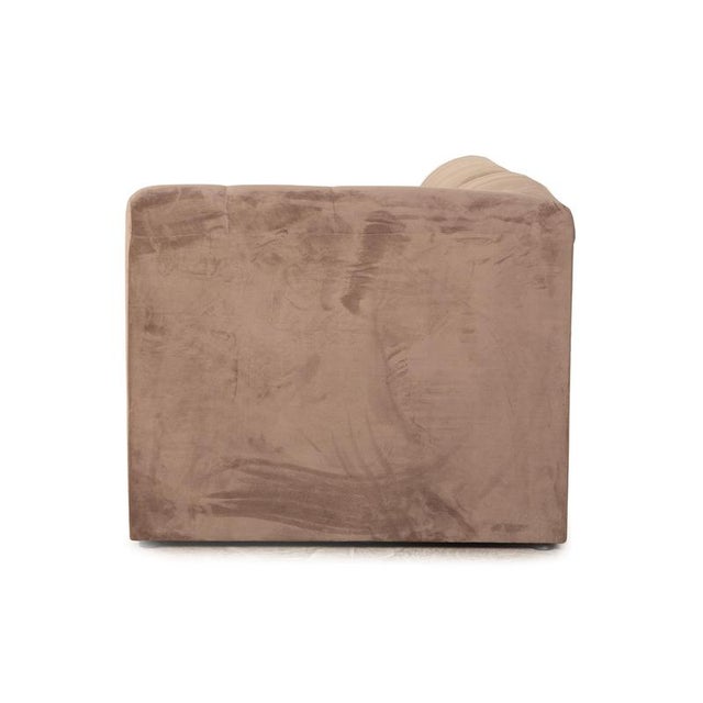 Bloom 3-Seater Sofa in Beige Velvet from IconX Studios For Sale - Image 9 of 10