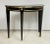 Bespoke Pair of Brass-Banded Demilune Consoles in the Neoclassic Manner For Sale In New York - Image 6 of 12