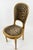 Beautiful Vintage style real wood chair real gold leaf Leopard 37.5 H x 17” 1/2 width x Depth 17” Floor to seat 17"1/2...