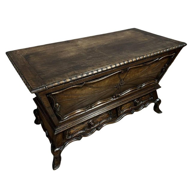 Louis XV Style Dough Kneading Tub in Walnut For Sale - Image 5 of 8