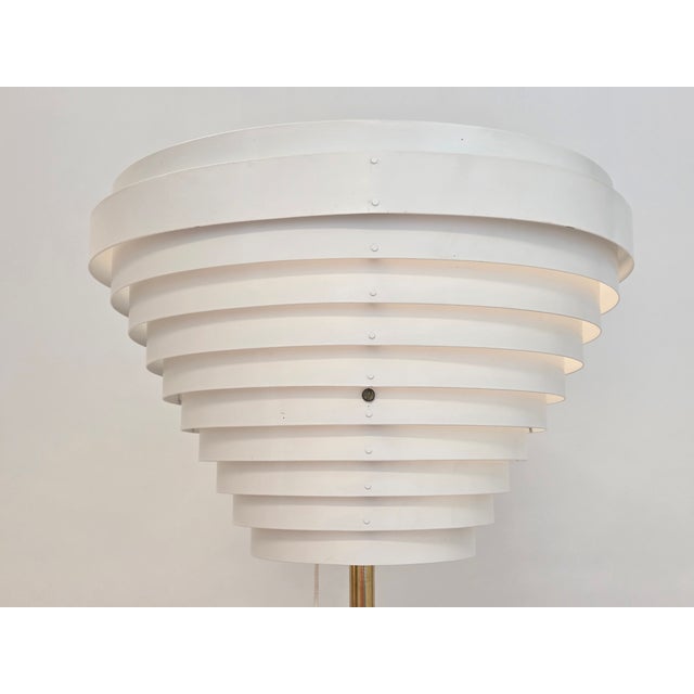 Vintage Angel Wing A805 Floor Lamp by Alvar Aalto for Valaisinpaja, Finland, 1980s For Sale - Image 9 of 12