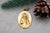 19.2k Gold Our Lady of the Immaculate Conception Pendant, in Worn conditions. Designed 1920 to 1949