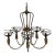 Vintage Hinkley Burnished Brass Tassel Chandelier For Sale