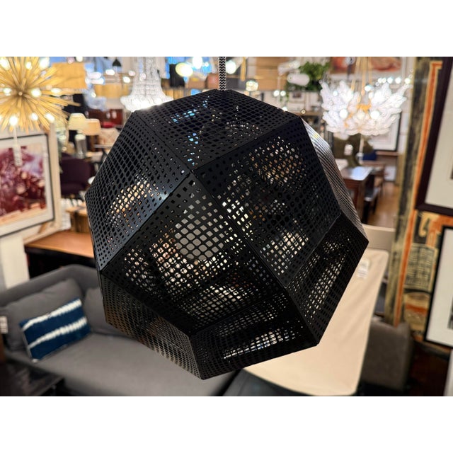 Tom Dixon Tom Dixon Black Etch Pendant Light For Sale - Image 4 of 13