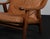 Set of Vintage Model GE530 Lounge Chair with Ottoman in Smoked Oak and Leather by Hans J. Wegner for Getama, 1970s For Sale - Image 9 of 12