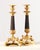 Pair of antique candlesticks, gilded and patinated france bronze charles x acirca 1840 dimensions: h x w x d: 28 x 12 x 12...