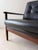 Scandinavian Armchair in Teak and Black Leather, 1960s For Sale - Image 11 of 13