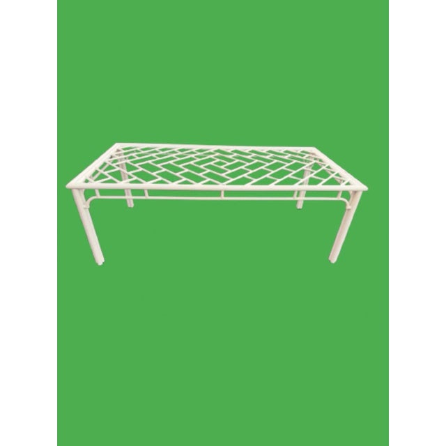 Vintage Palm Beach Chinese Chippendale Style Large Dining Table For Sale - Image 9 of 10