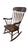 Traditional Mid 20th Century S. Bent and Brothers Hitchcock Style Rocker For Sale - Image 3 of 12