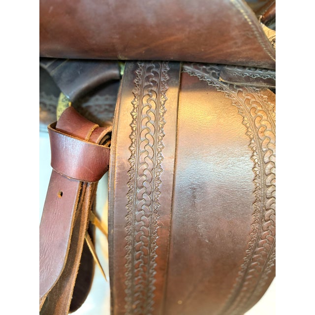 1940s Vintage American Western "BearTrap" Saddle Keyston Bros 1940s For Sale - Image 5 of 11