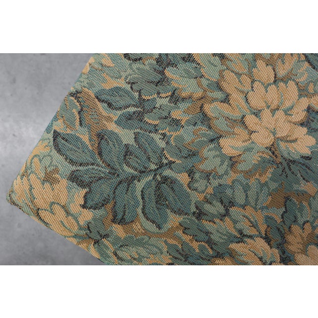 Louis XIII Walnut Ottoman with Floral Tapestry Seat, France, 1840 For Sale - Image 6 of 10