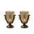 This elegant pair of Mid-Century Modernist uplights showcases the exquisite craftsmanship of Murano glass artisans,...