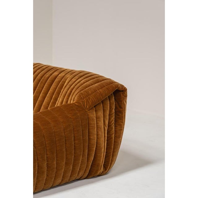 Brown Sandra 3-Seater Sofa by Annie Hieronimus for Cinna, France, 1970s For Sale - Image 8 of 16