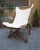 Folding Armchair Tripolina Model in Wood, Iron and Fabric for Citterio, 1970s, in Very Good conditions. Designed 1970 to...