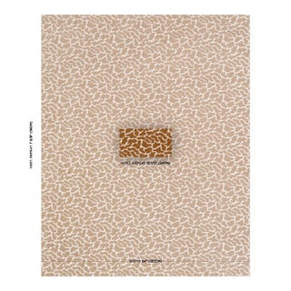 Schumacher Anibal Performance Fabric In Chestnut For Sale