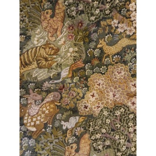 1990s Designer Tapestry Upholstery Fabric Remnants- Set of 3 For Sale