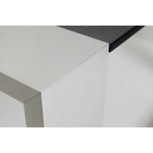 Metal Stainless Steel Smoke Glass Coffee Table, 1970s For Sale - Image 7 of 8