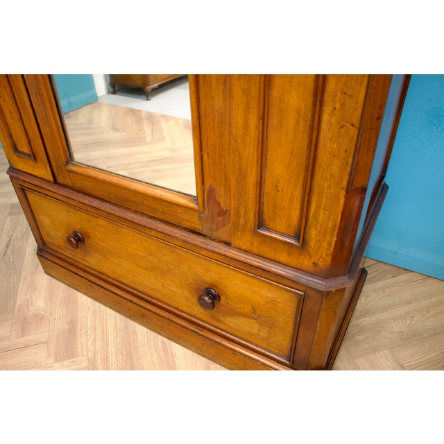 Antique Victorian Wardrobe in Mahogany, 1880s For Sale - Image 10 of 11