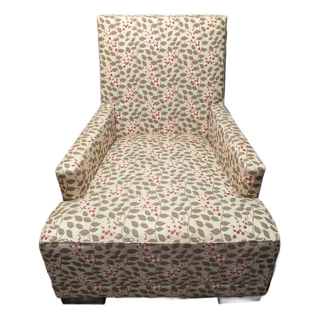 Lee Industries 3018-01 Tall-Back Upholstered Accent Chair For Sale