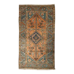 Late 19th Century Diamond Medallion Heriz Rug