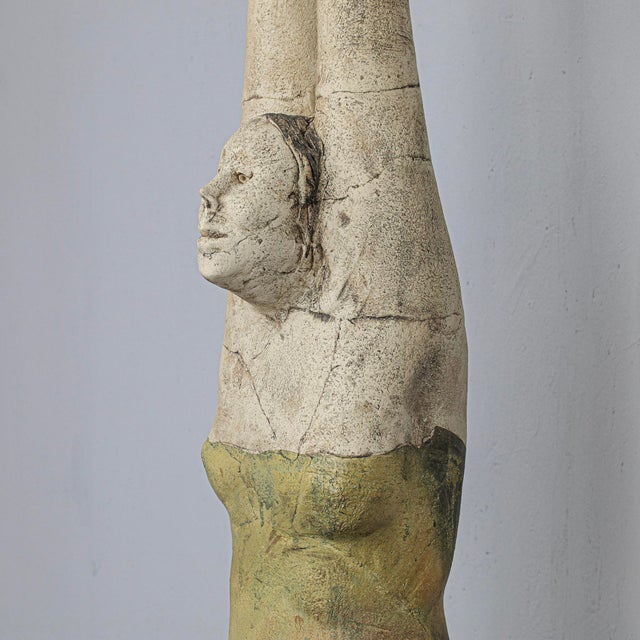 Sjer Jacobs, Standing Female Figure, 1990s, Ceramic For Sale - Image 6 of 10