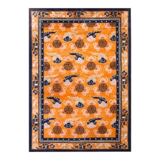 Antique Chinese Peking Rug For Sale