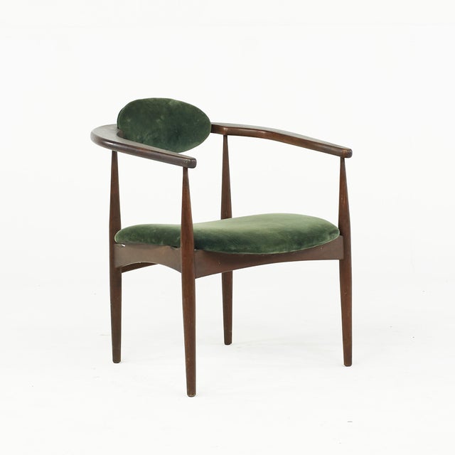 Adrian Pearsall 950c Mid Century Walnut Dining Chairs Set of 4 Chairish