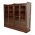 Limbert Style Antique Arts & Crafts Mahogany Double Bookcase Cabinet, Newly Refinished For Sale
