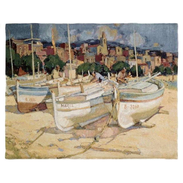 This beautiful tapestry is woven on a jacquard loom by skilled weavers, keeping alive the centuries old tradition of...